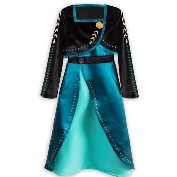Disney store Frozen 2 Queen Anna costume dress cape NWT - Picture 2 of 10